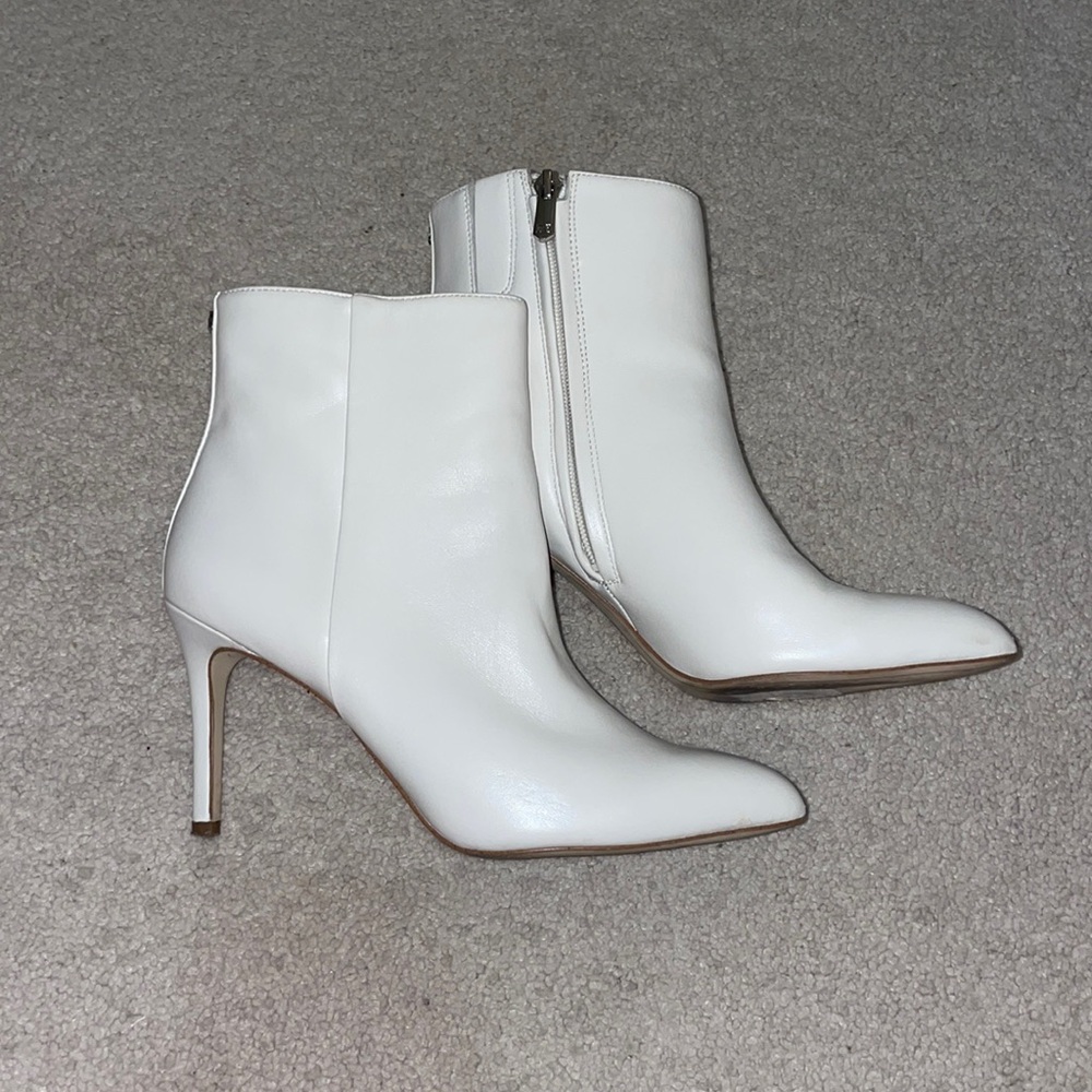 White Sam Edelman Heeled Boots